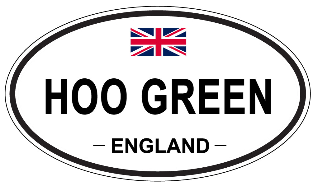 HOO GREEN, England - Oval Magnet