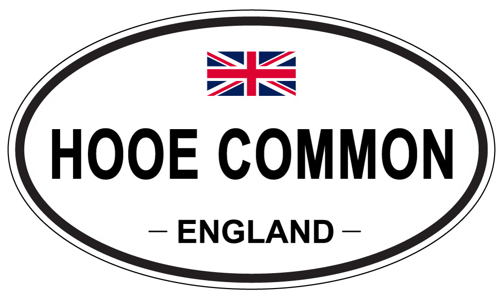 HOOE COMMON, ENGLAND - Oval Sticker