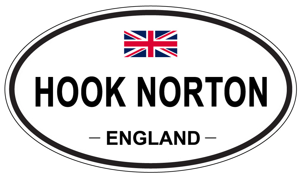 HOOK NORTON, England - Oval Magnet