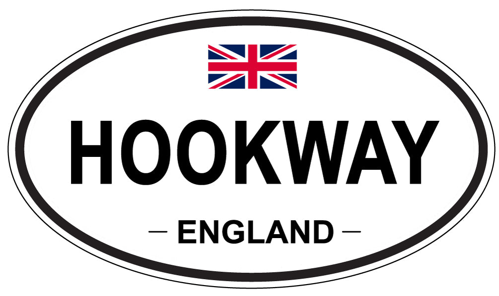 HOOKWAY, England - Oval Magnet