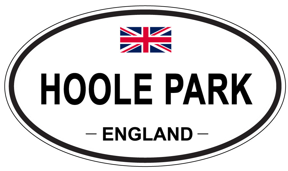 HOOLE PARK, ENGLAND - Oval Sticker