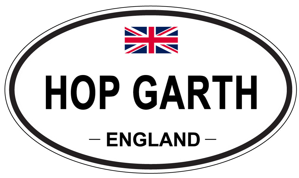 HOP GARTH, England - Oval Magnet
