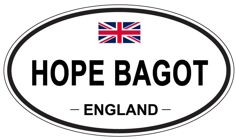 HOPE BAGOT, England - Oval Magnet