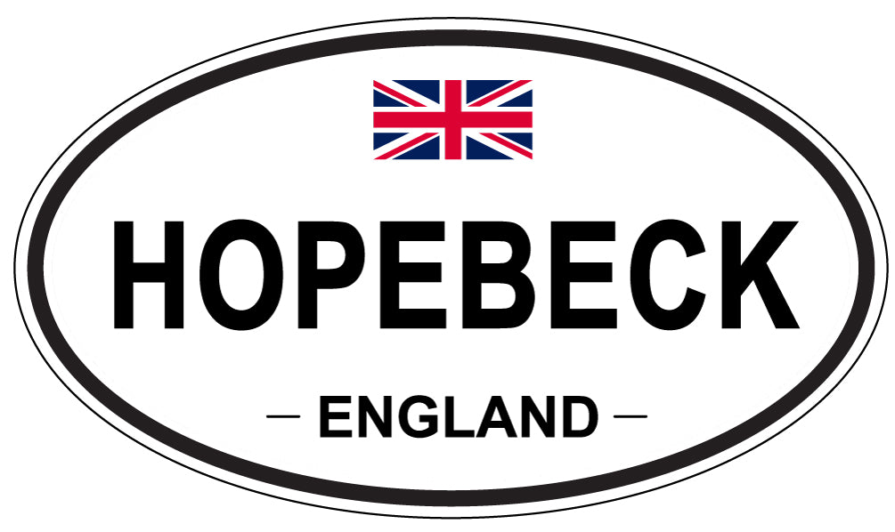HOPEBECK, England - Oval Magnet