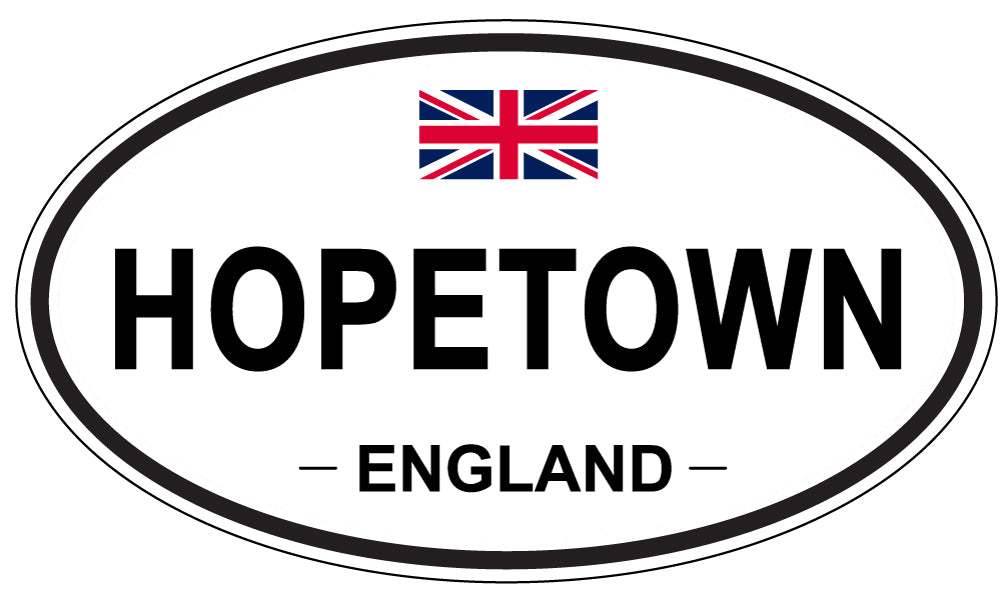 HOPETOWN, England - Oval Magnet