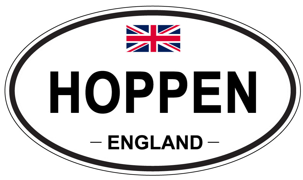 HOPPEN, England - Oval Magnet