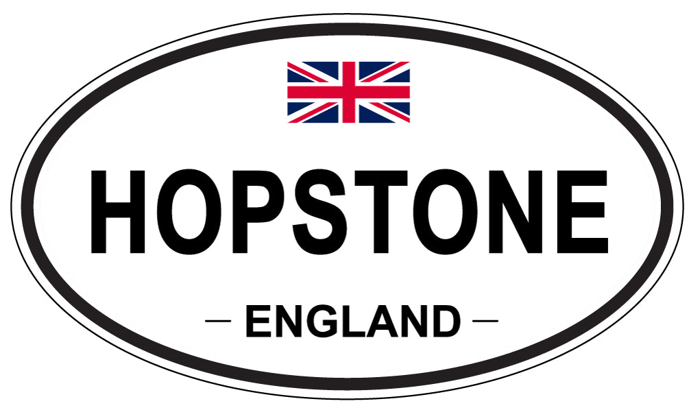 HOPSTONE, England - Oval Magnet