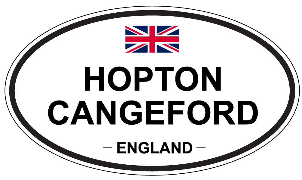 HOPTON CANGEFORD, England - Oval Magnet