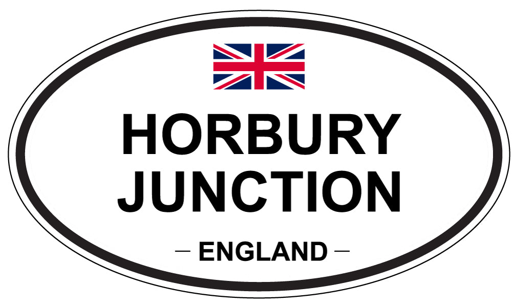 HORBURY JUNCTION, England - Oval Magnet