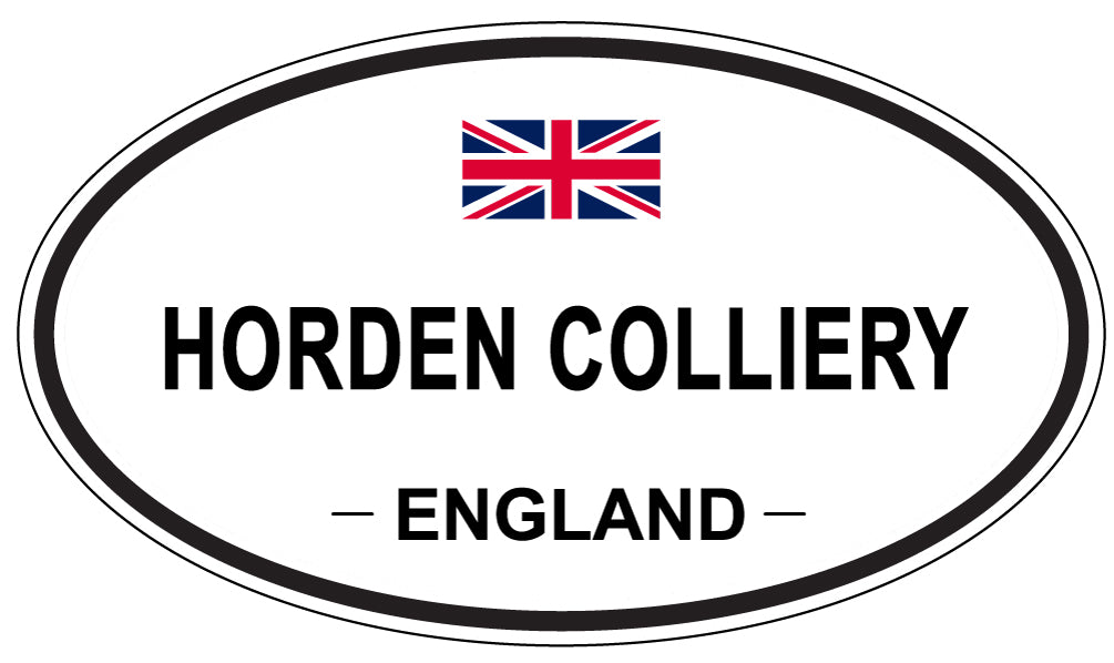 HORDEN COLLIERY, England - Oval Magnet