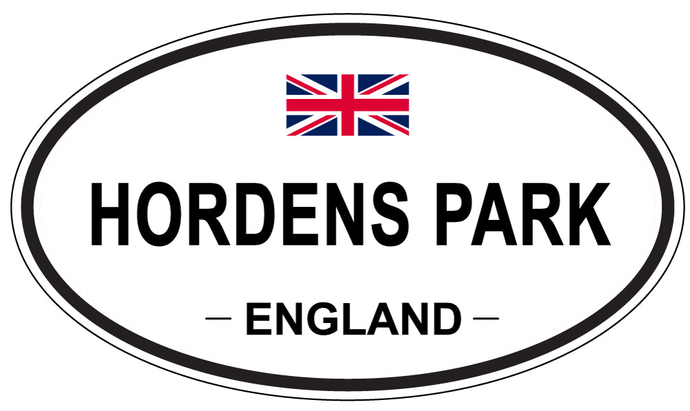 HORDENS PARK, England - Oval Magnet