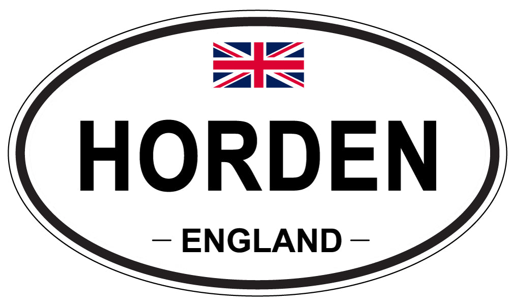 HORDEN, England - Oval Magnet
