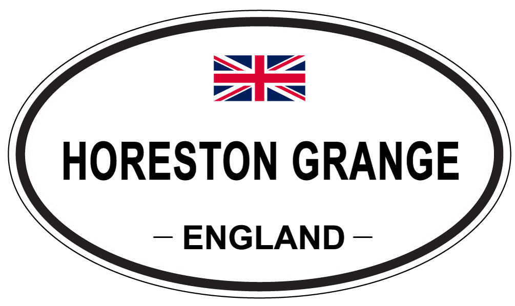 HORESTON GRANGE, England - Oval Magnet