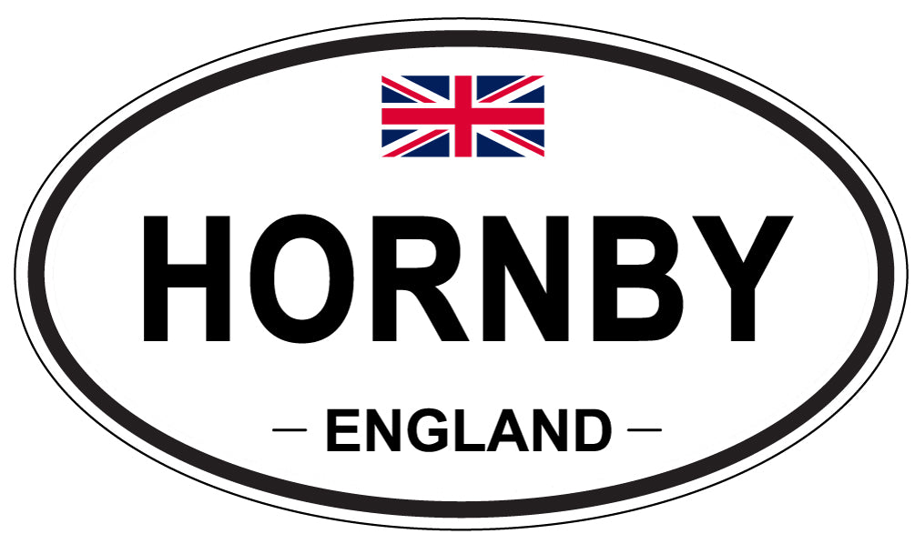 HORNBY, England - Oval Magnet