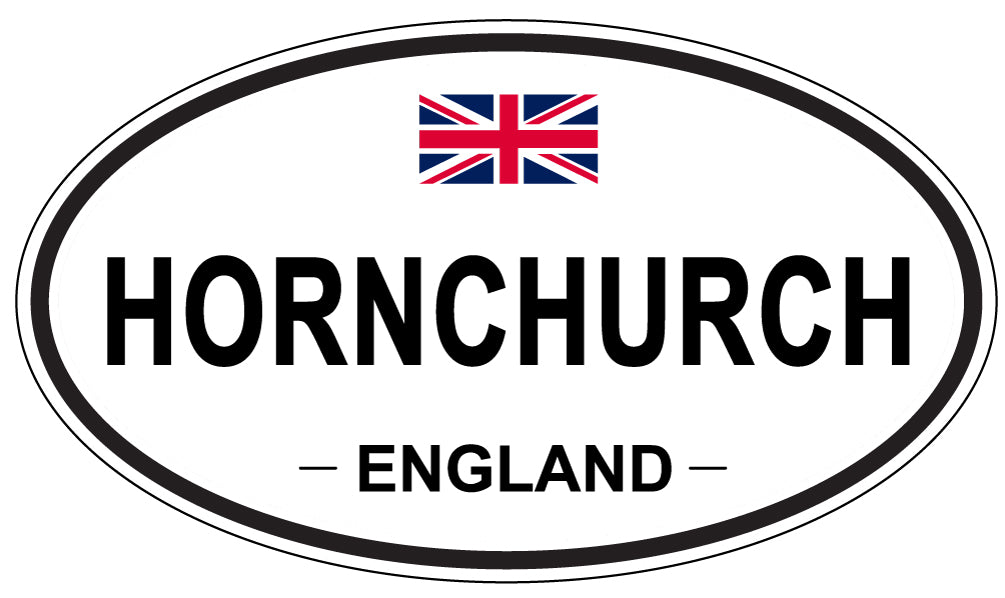 HORNCHURCH, England - Oval Magnet