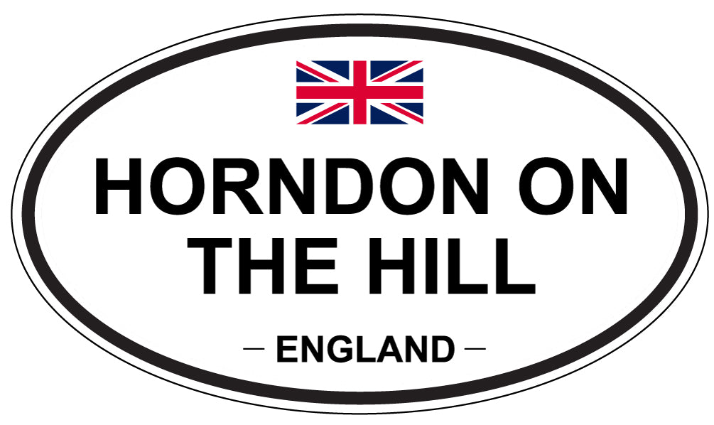 HORNDON ON THE HILL, England - Oval Magnet