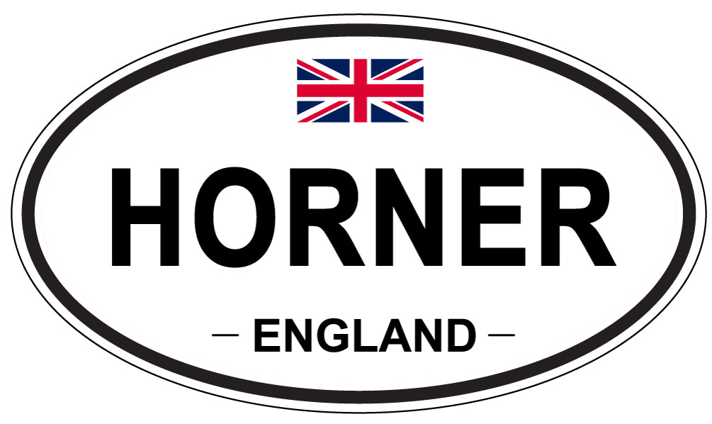HORNER, England - Oval Magnet
