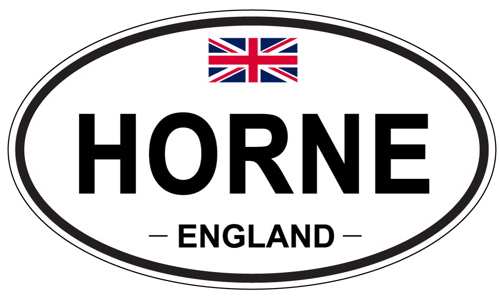 HORNE, England - Oval Magnet