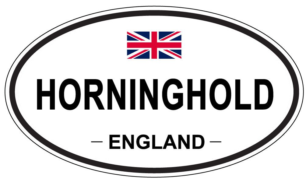 HORNINGHOLD, England - Oval Magnet