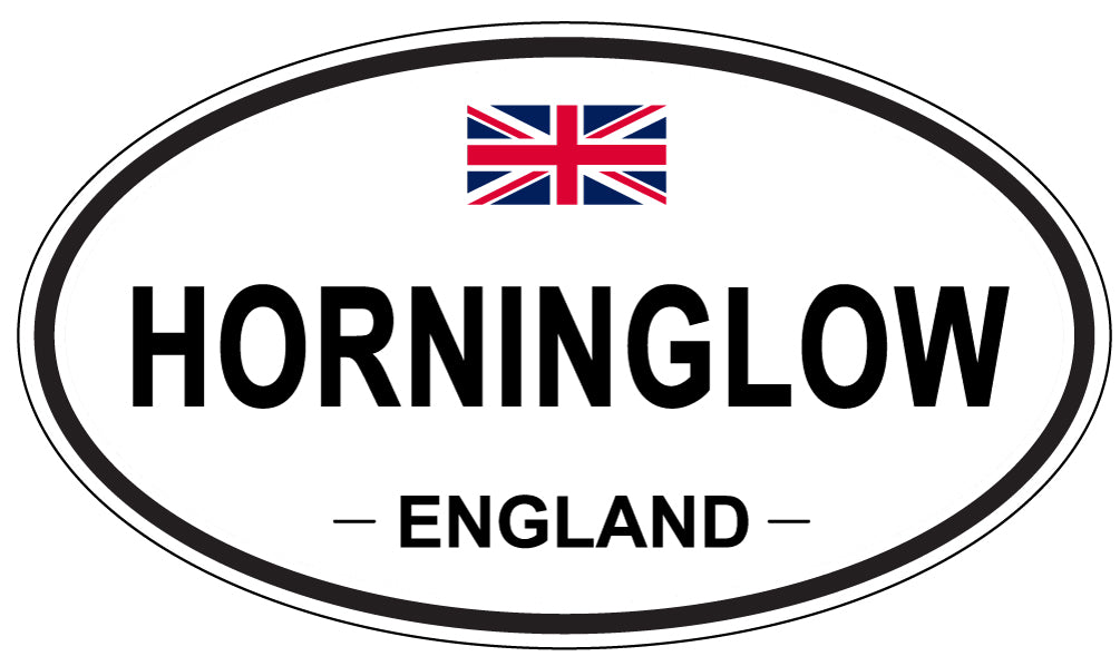 HORNINGLOW, ENGLAND - Oval Sticker