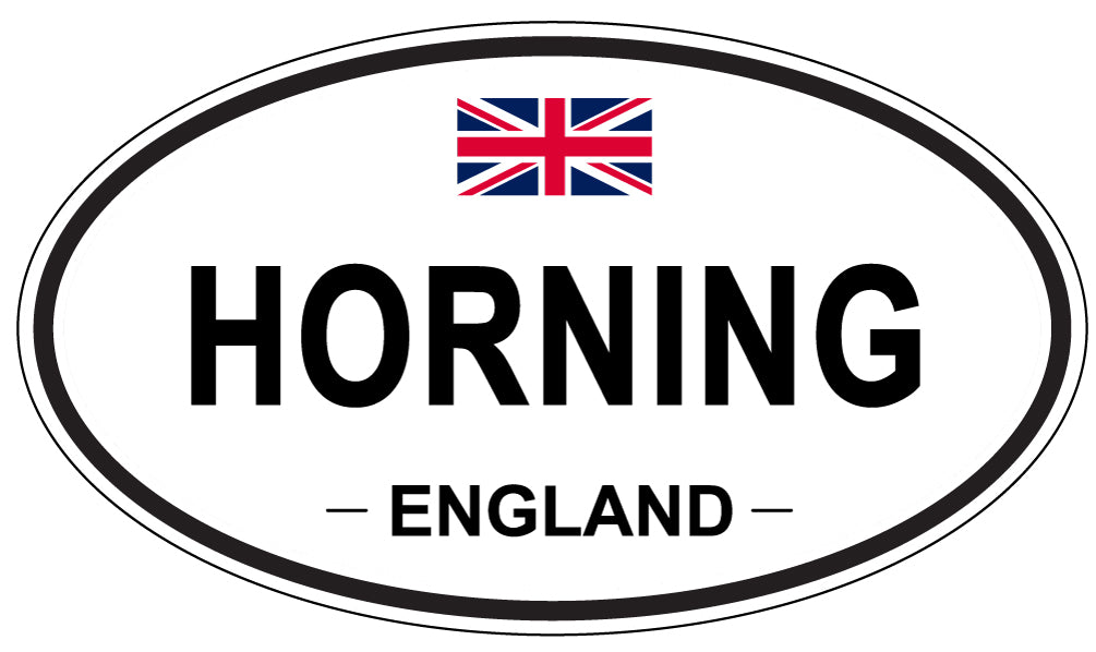 HORNING, England - Oval Magnet
