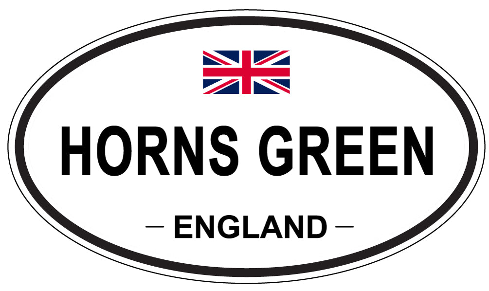 HORNS GREEN, England - Oval Magnet