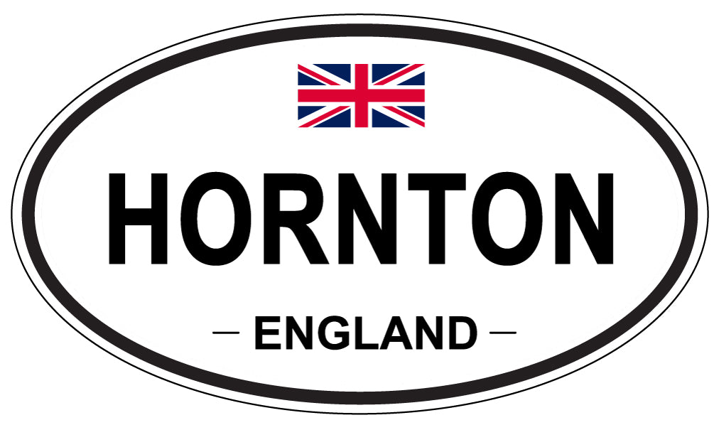 HORNTON, England - Oval Magnet