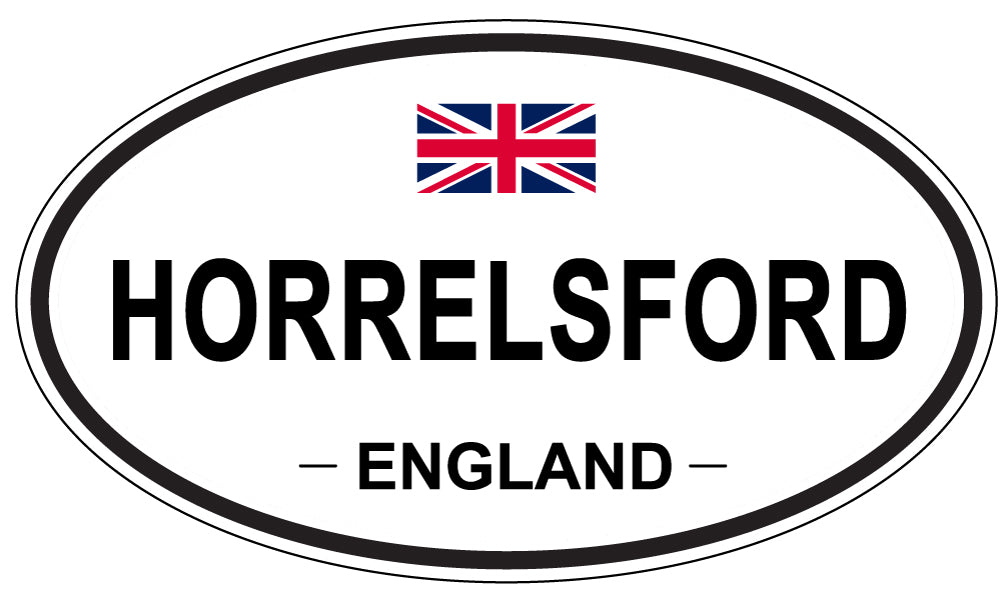 HORRELSFORD, England - Oval Magnet