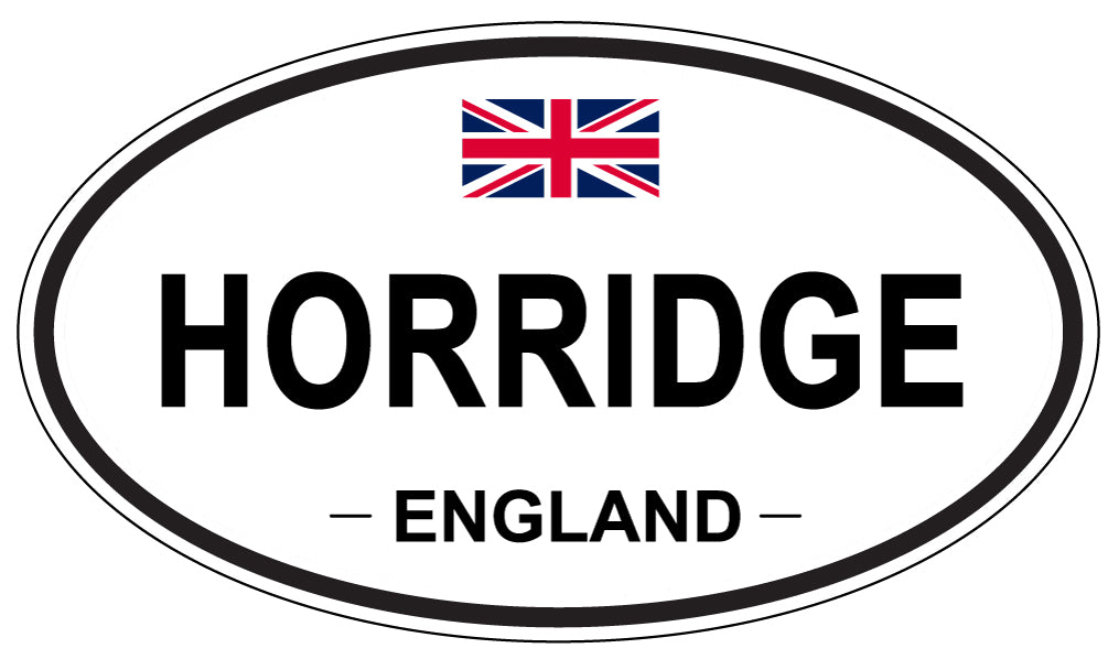 HORRIDGE, England - Oval Magnet