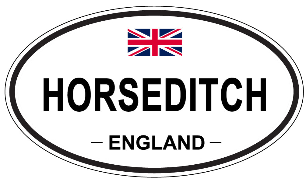 HORSEDITCH, ENGLAND - Oval Sticker