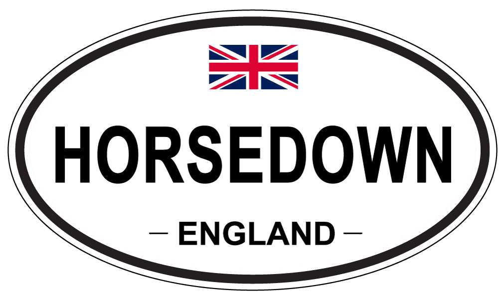 HORSEDOWN, England - Oval Magnet