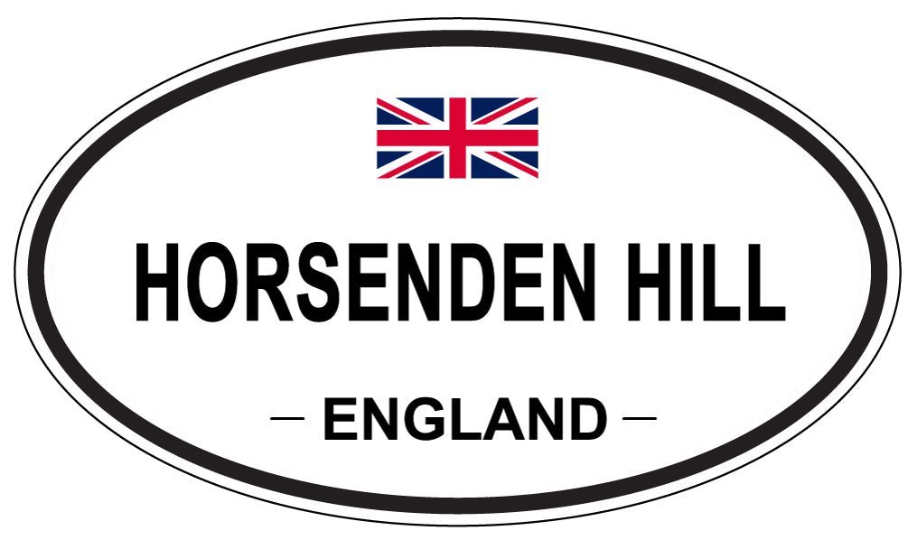 HORSENDEN HILL, England - Oval Magnet
