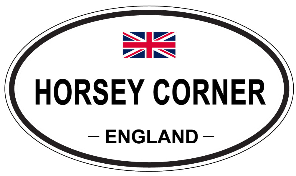 HORSEY CORNER, England - Oval Magnet