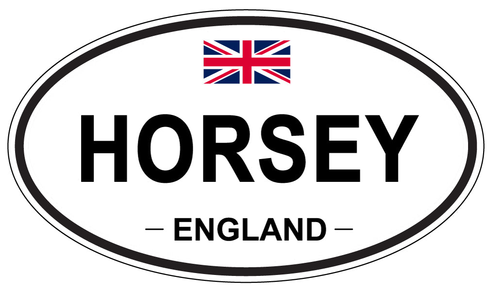 HORSEY, England - Oval Magnet