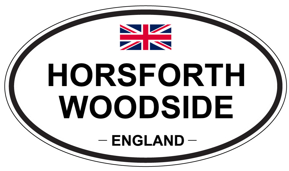 HORSFORTH WOODSIDE, England - Oval Magnet