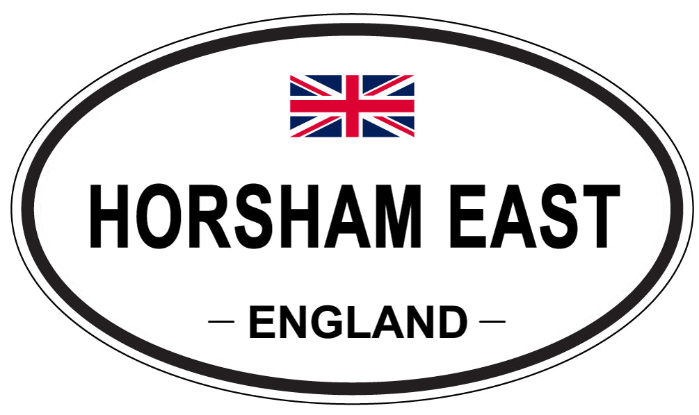 HORSHAM EAST, England - Oval Magnet
