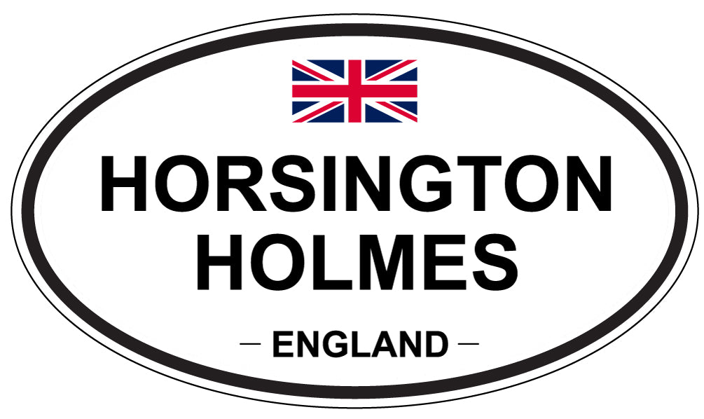 HORSINGTON HOLMES, England - Oval Magnet