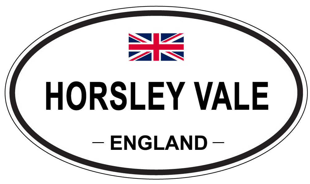 HORSLEY VALE, England - Oval Magnet