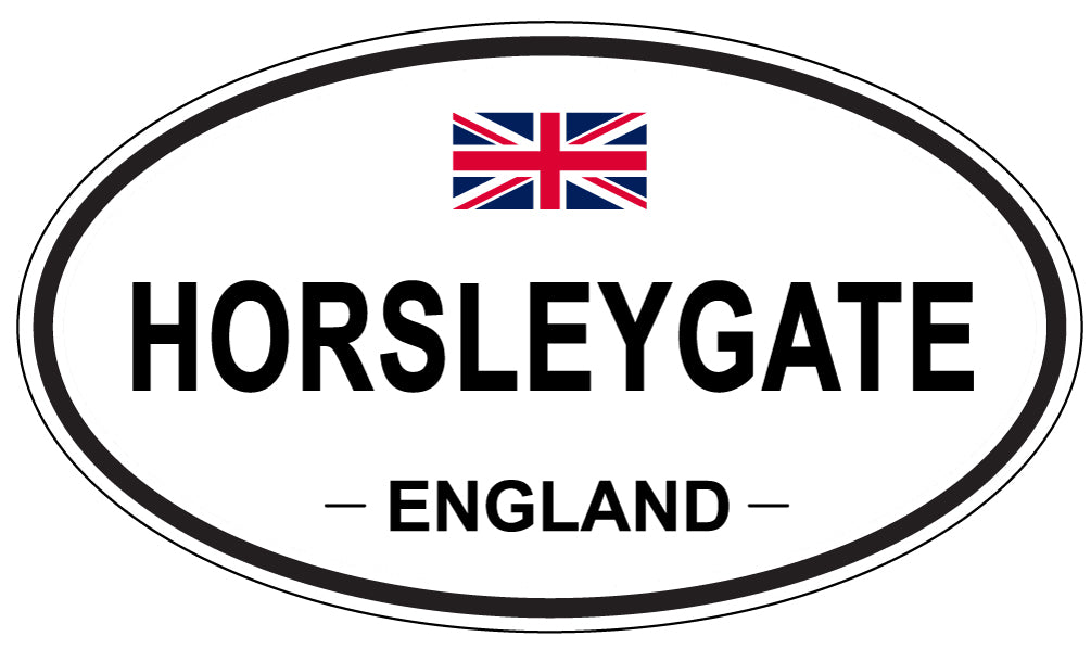 HORSLEYGATE, England - Oval Magnet