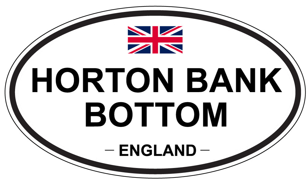 HORTON BANK BOTTOM, England - Oval Magnet