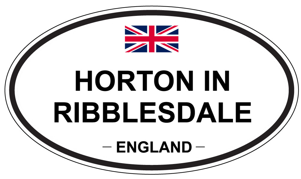 HORTON IN RIBBLESDALE, England - Oval Magnet