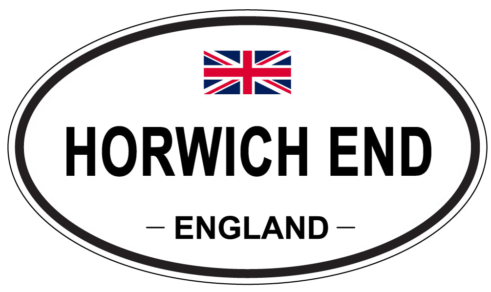 HORWICH END, ENGLAND - Oval Sticker