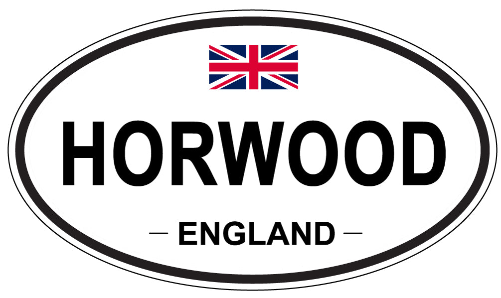 HORWOOD, ENGLAND - Oval Sticker