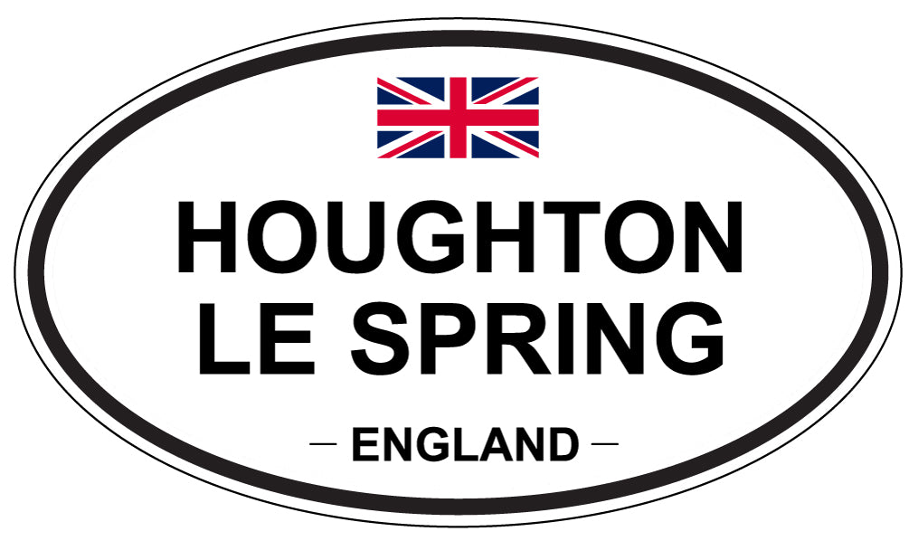 HOUGHTON LE SPRING, ENGLAND - Oval Sticker