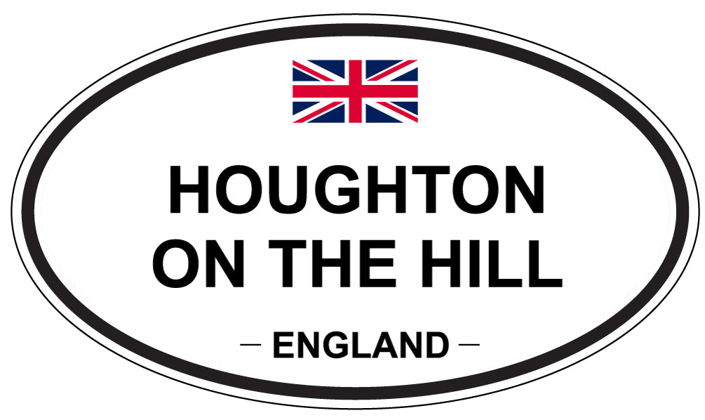 HOUGHTON ON THE HILL, England - Oval Magnet