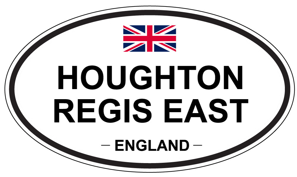 HOUGHTON REGIS EAST, England - Oval Magnet