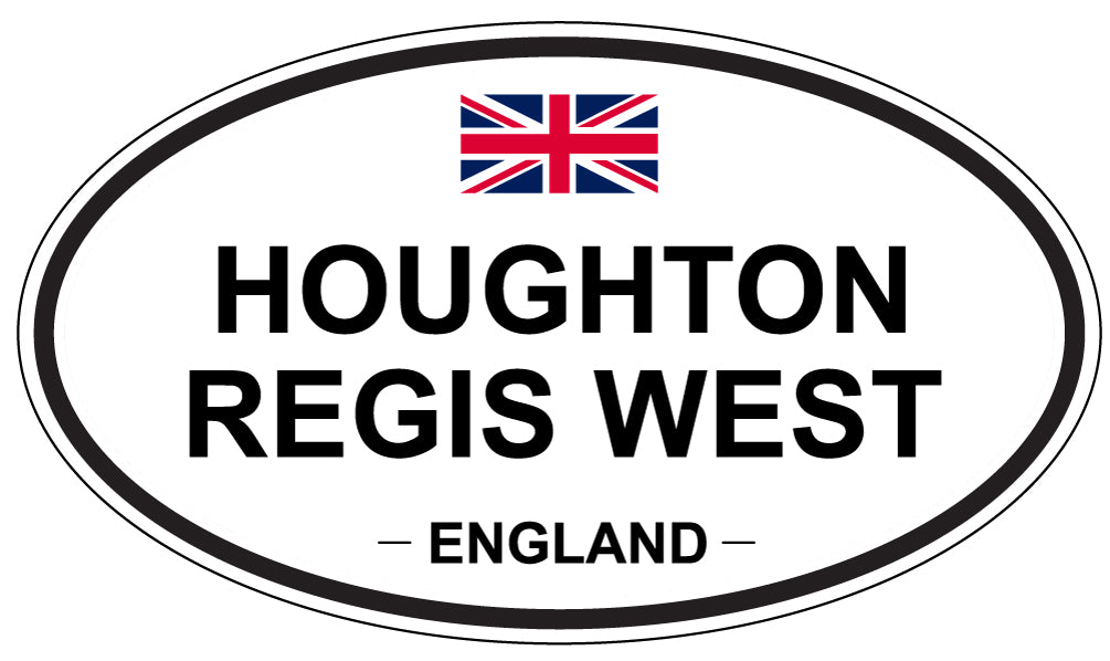 HOUGHTON REGIS WEST, England - Oval Magnet