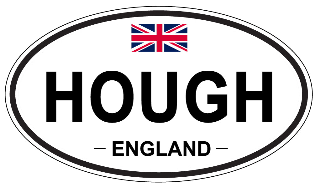 HOUGH, England - Oval Magnet