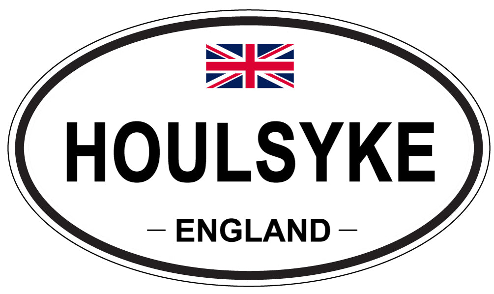 HOULSYKE, ENGLAND - Oval Sticker