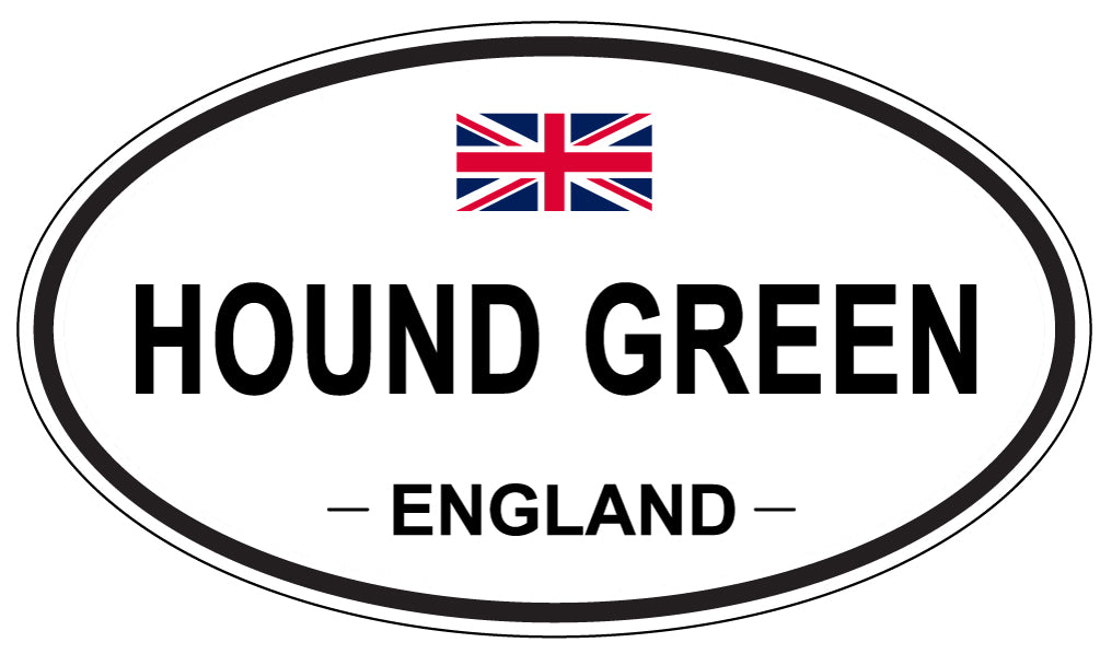 HOUND GREEN, England - Oval Magnet